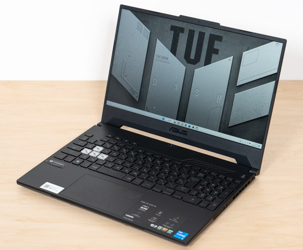 ASUS TUF Dash F15のゲーミングノートPCの実機レビュー - the比較