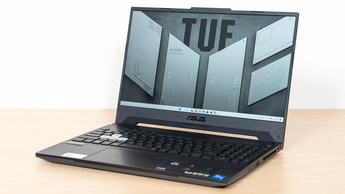 ASUS TUF Dash F15のゲーミングノートPCの実機レビュー - the比較