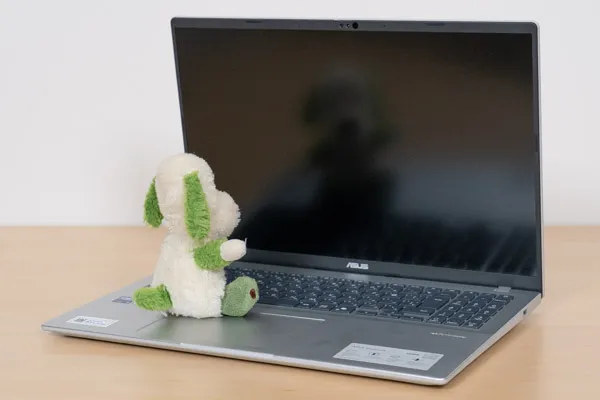 Vivobook 16 X1607CAの映り込み