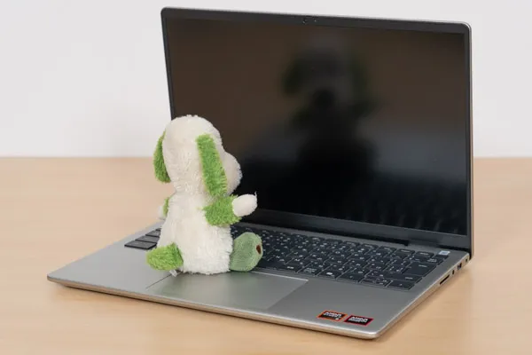 Dell 15の映り込み