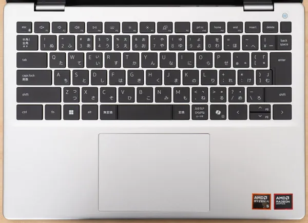 Dell 15のキーボード写真