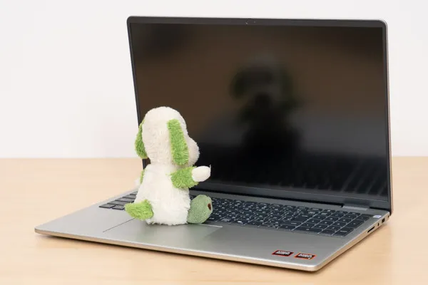 Dell 15の映り込み