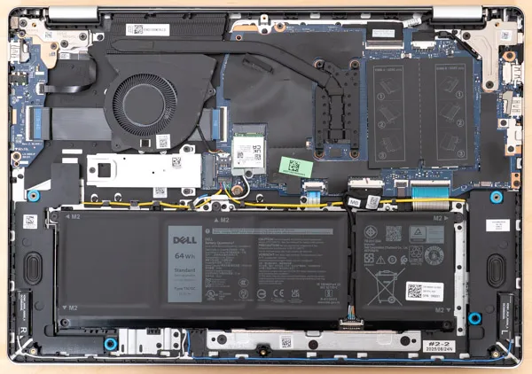Dell 15の内部の写真