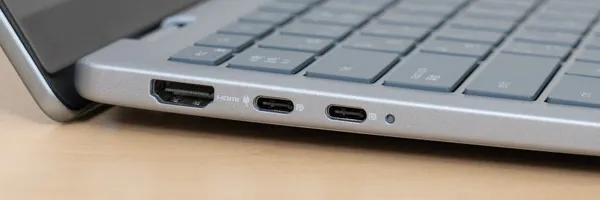 Dell 14 Plus 2-in-1の側面の写真その2