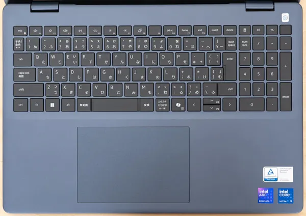 Dell 14 Plus 2-in-1のキーボード写真