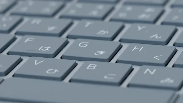Dell 14 Plus 2-in-1のキーボード拡大写真