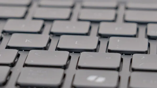 FMV WU5-K3のキーボード拡大写真