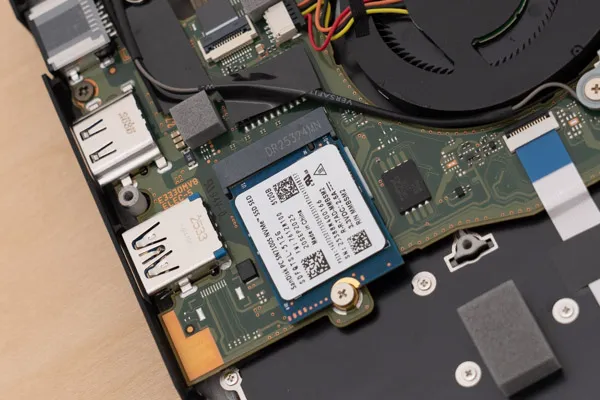 FMV WU5-K3のメモリの写真