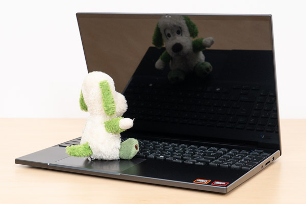 FMV WA4-L1の映り込み