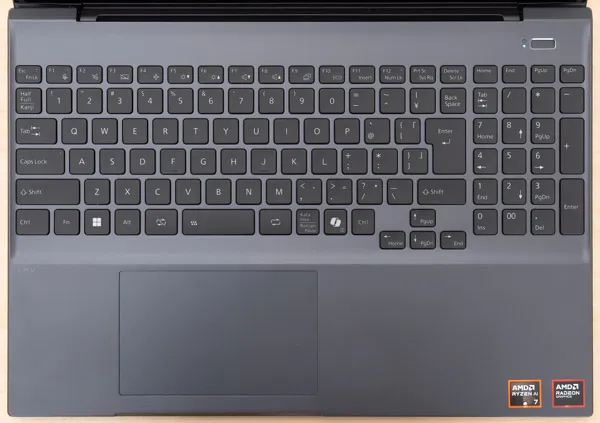 FMV WA4-L1のキーボード写真