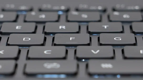 FMV WU1-L1のキーボード拡大写真