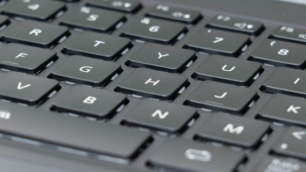 FMV WU2-K3のキーボード拡大写真