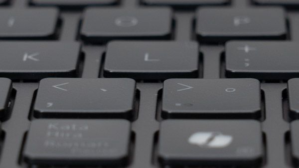 FMV WU6-L1のキーボード拡大写真