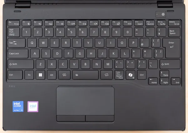 FMV WU8-K3のキーボード写真