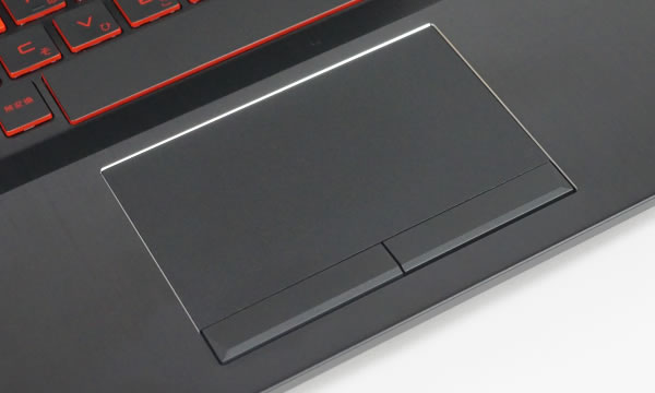 HP OMEN by HP 15のタッチパッド