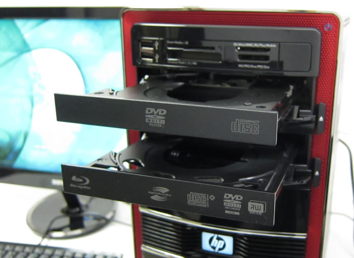 HPE-590jpのブルーレイドライブ