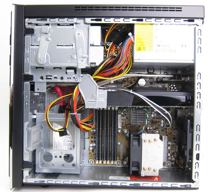 HPE 590のパーツ内部