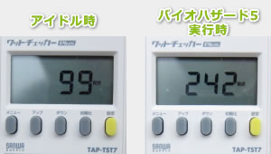 HPE-590jpの消費電力