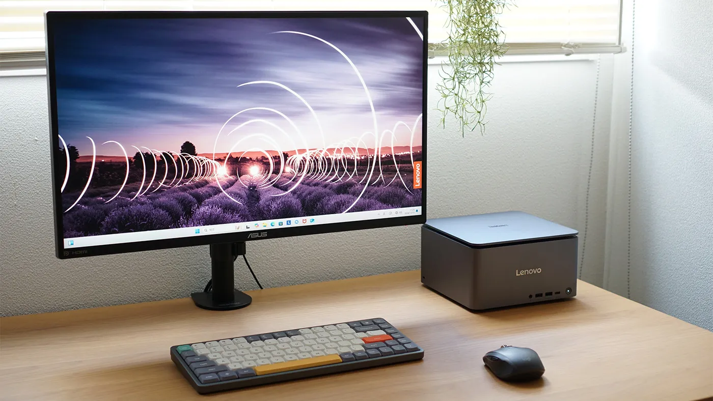 レノボ デスクトップPC 4画面出力 キーボード マウス付き