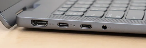 IdeaPad 5 2-in-1 Gen 10(14型 AMD)の側面の写真その2