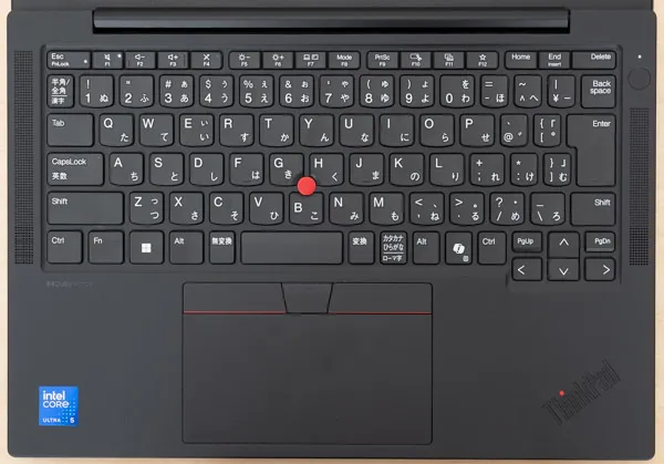 ThinkPad X13 Gen 6(13.3型 Intel)のキーボード写真