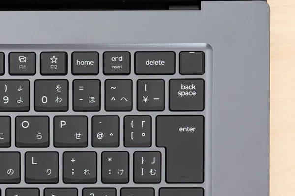ThinkPad X9 15 Gen 1 Aura Editionの指紋認証装置