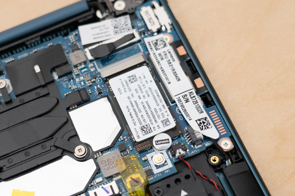 Yoga Slim 7 Gen 10(14型 AMD)のSSDの写真