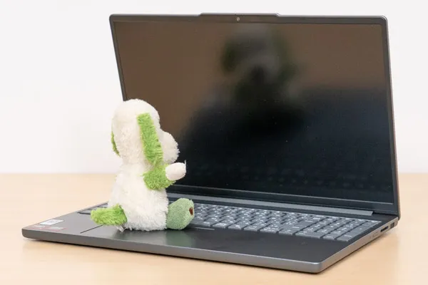 Lenovo IdeaPad Slim 3 Gen 10 (15.3型 AMD)の映り込み