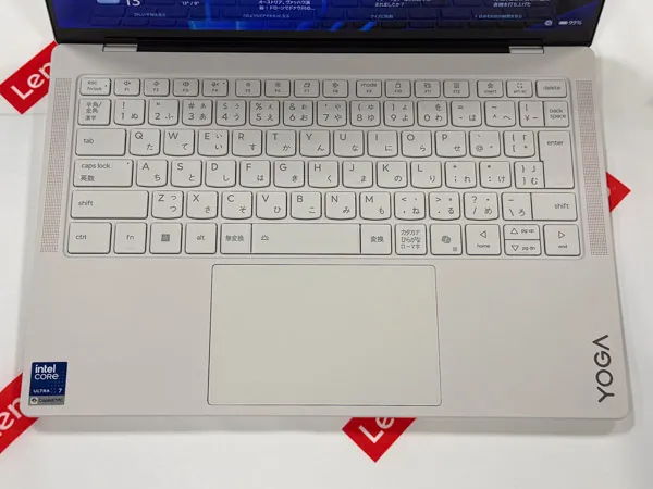 Yoga Slim 7i Ultra Gen 11 Aura Editionのキーボード