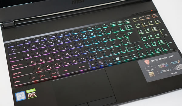 MSI GE65 Raider RGB 9SF（GE65-9SF-023JP）の実機レビュー - the比較