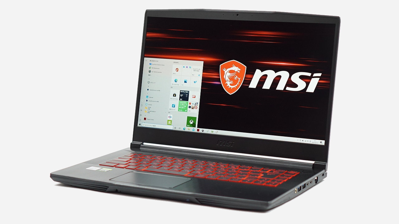 MSI ゲーミングPC GF65 Thin 10UE RTX3060搭載-