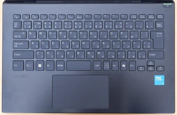 Dell 15のキーボード写真