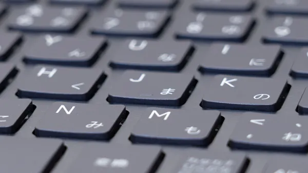 Dell 15のキーボード拡大写真