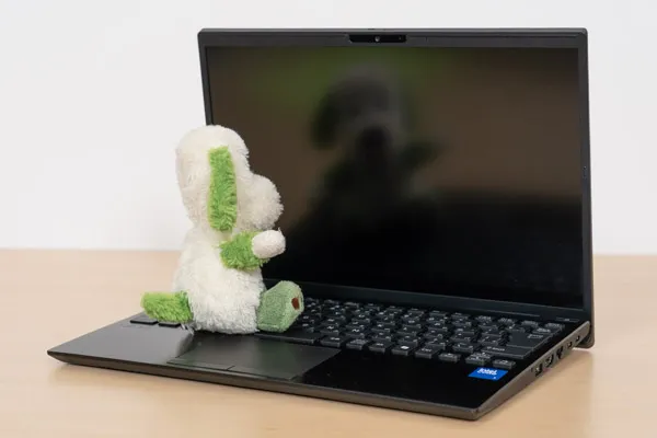 Dell 15の映り込み