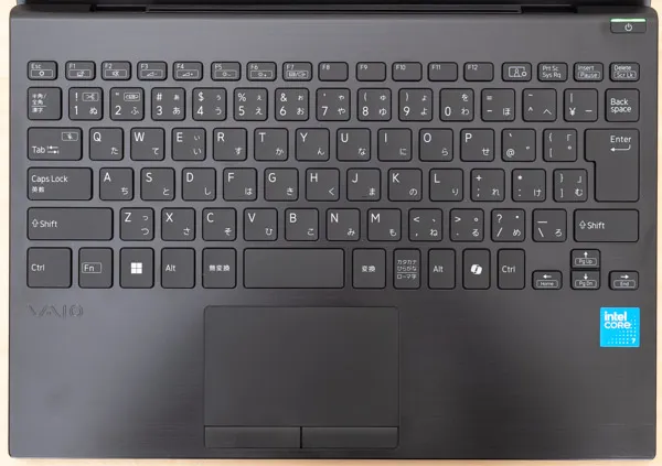 Dell 15のキーボード写真