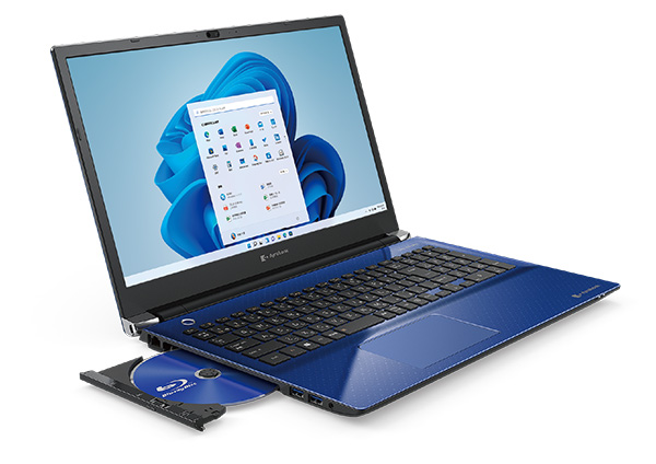 Core i7-1195G7とブルーレイ搭載の家庭用ノートPC、dynabook Tシリーズ 