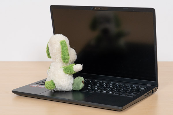 dynabook RA/ZYの映り込み